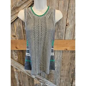 Cabi size XS sleevless knit sweater EUC Career Casual layering winter teacher ^